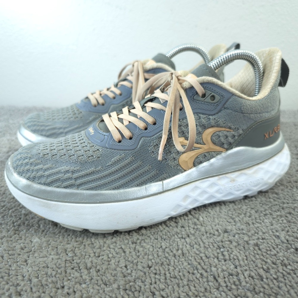 GDEFY Gravity Defyer XLR8 Womens 8.5 Running Shoes Gray Pink Sneakers TB9034GP